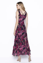 Sleeveless Maxi Dress With Strap Detail Back View
