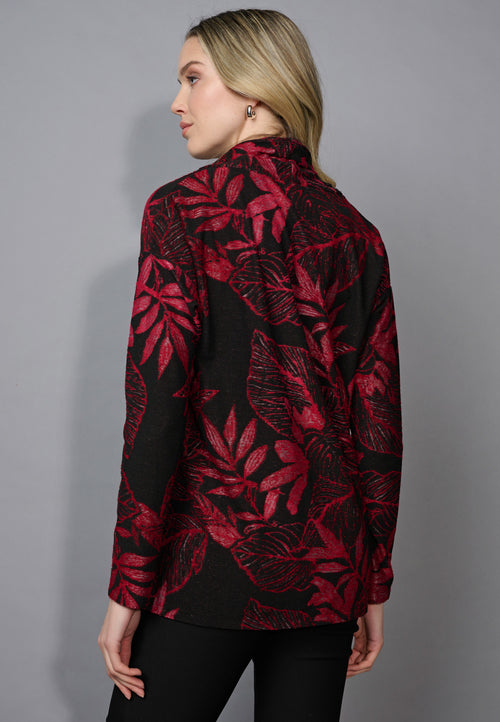 Drawstring Neck Top Back View