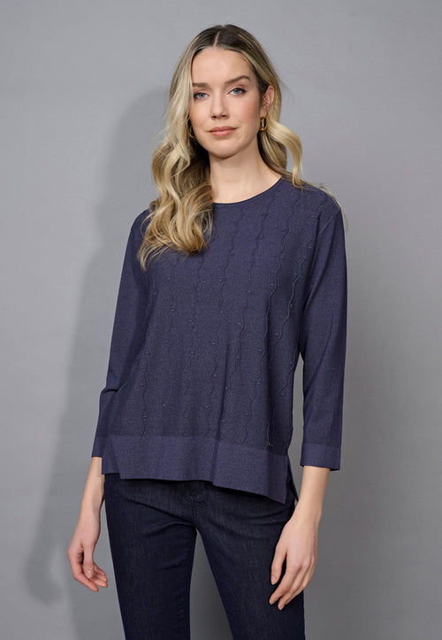 Wave Pattern Top Front View