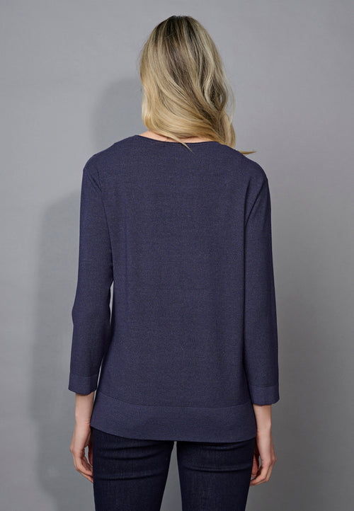 Wave Pattern Top Back View