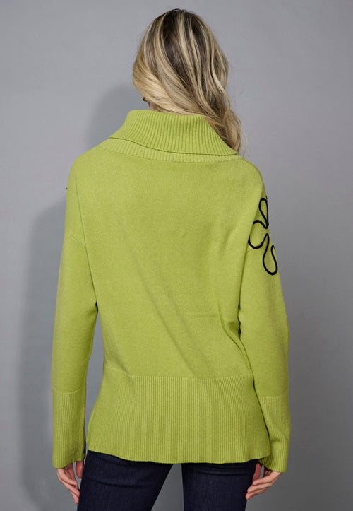 Floral Embellished Top Back View