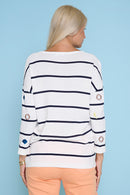 3/4 Sleeves Embellished Top Back View