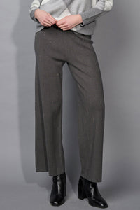 Embellished Wide-Leg Pants