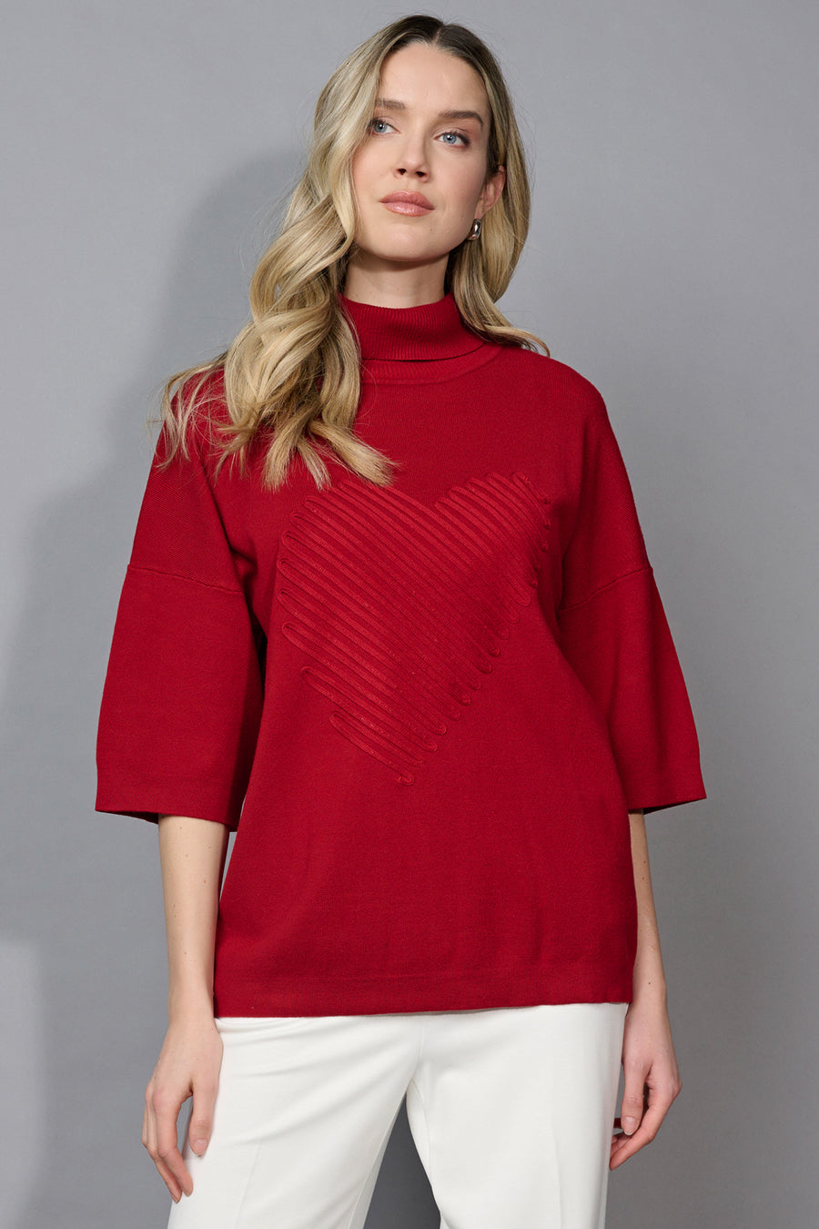 Heart-Embellished Top
