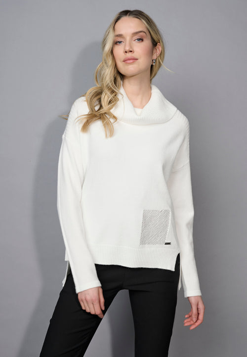 Beaded Pocket Top Front View