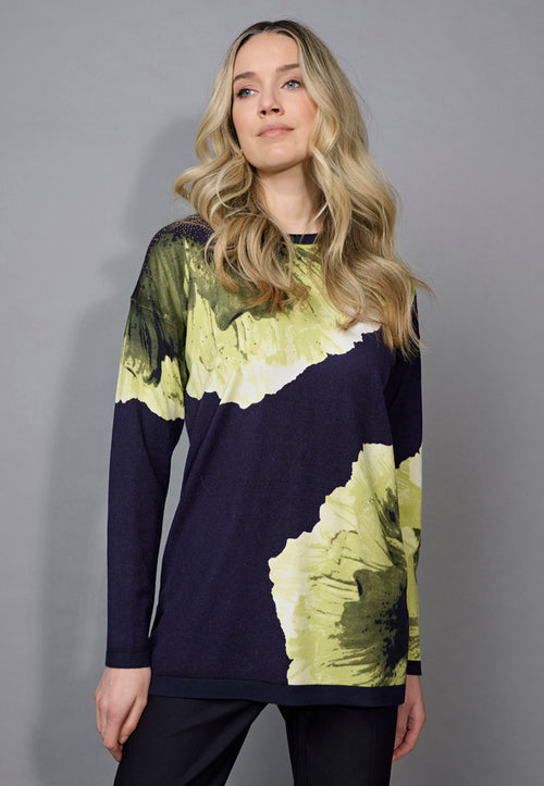 Printed Floral Tunic Front View