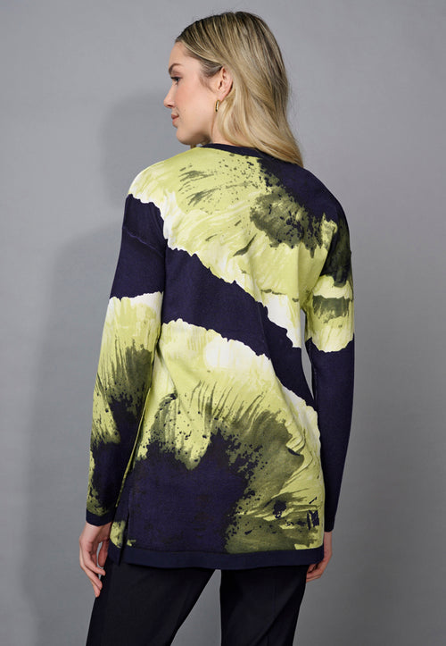 Printed Floral Tunic Back View