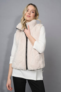 Faux Fur Zip-Front Vest