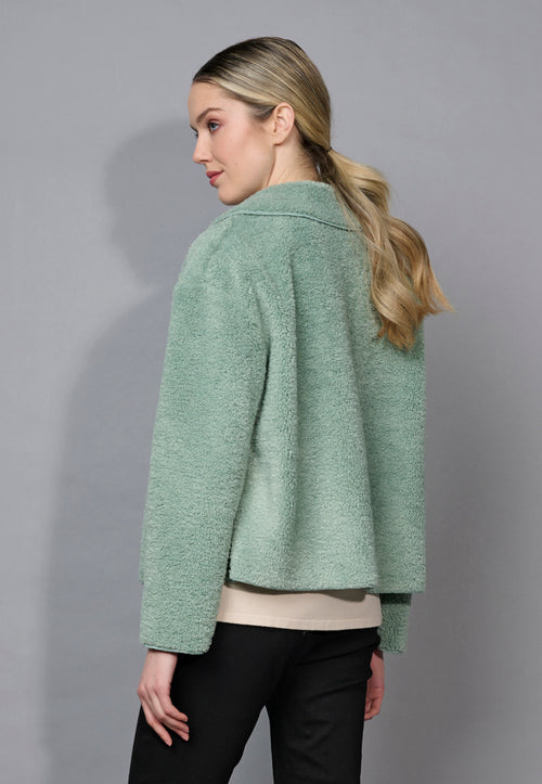 Faux Shearling Jacket Side View