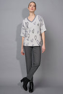 Piping Detailed Straight-Leg Full-Length Pants