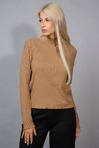 Pleated Rose Top