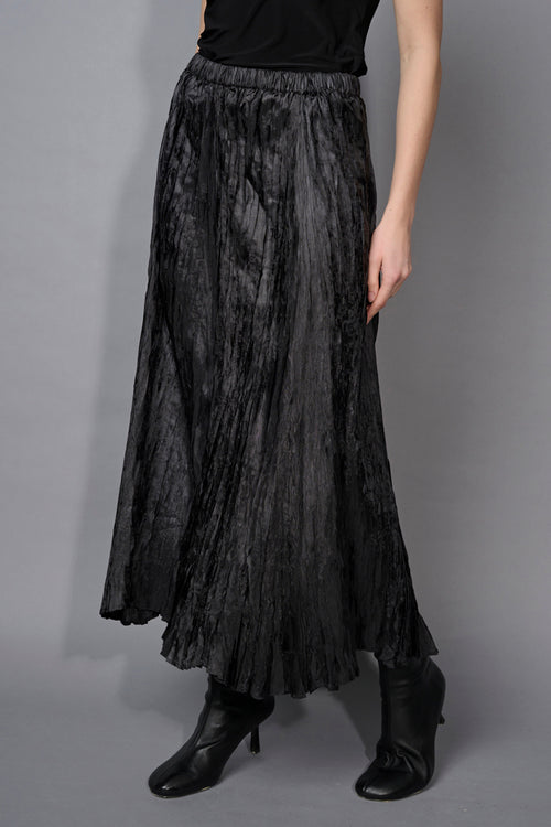 Crinkled Long Skirt