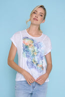 Relaxed Fit Printed Top Front View