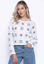 Crochet Style Top Front View