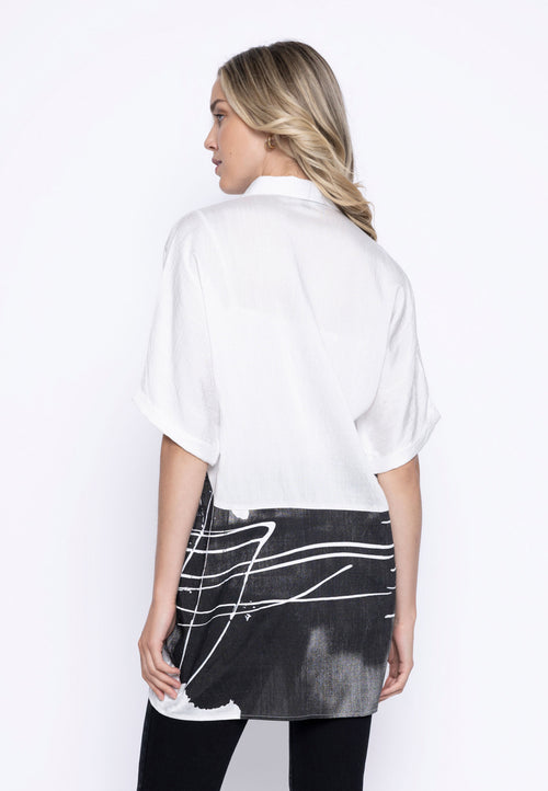 Oversized Shirt Back View