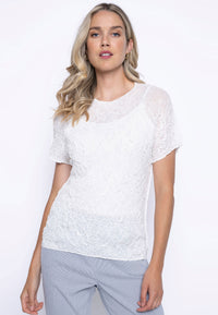 Short Sleeve Pleated Top