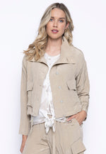 Patch Pocket Short Jacket Front View