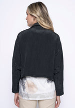 Patch Pocket Short Jacket Back View