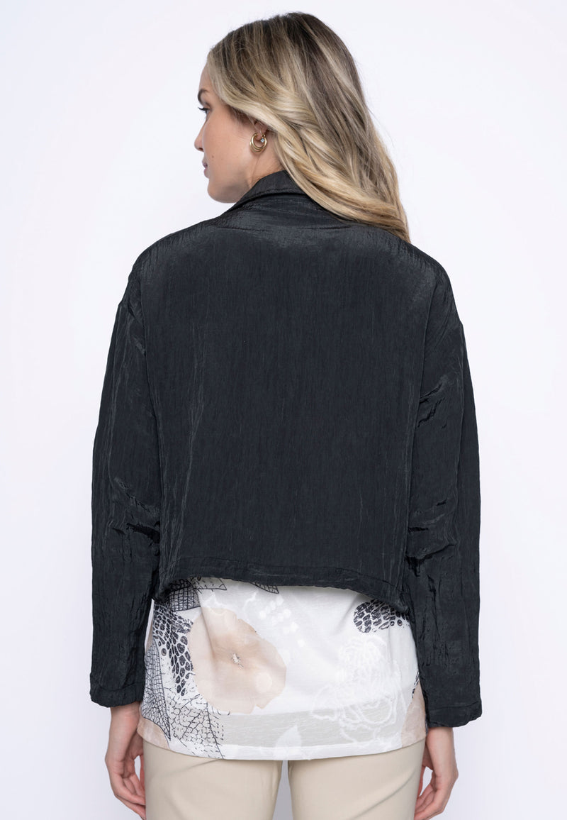 Patch Pocket Short Jacket Back View