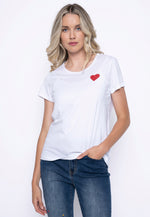 Heart Embellished Top Front View