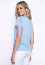 Short-Sleeve Smocked Top Back View