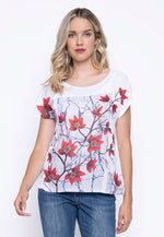 Floral Printed Top Front View