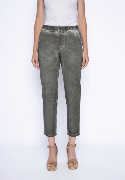 Ankle-Length Cuffed Pants Front View