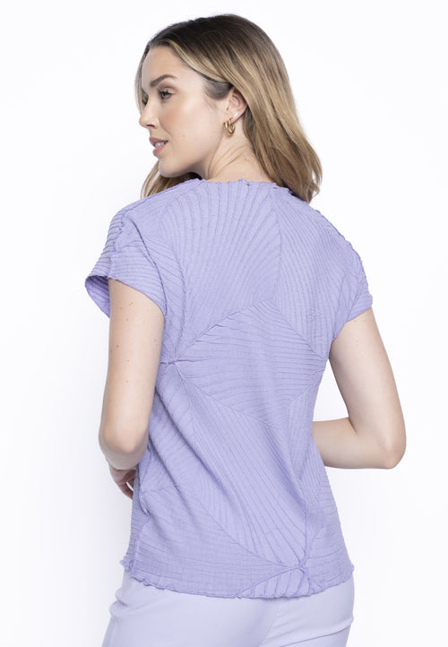 Leaf Pleated Top Back View