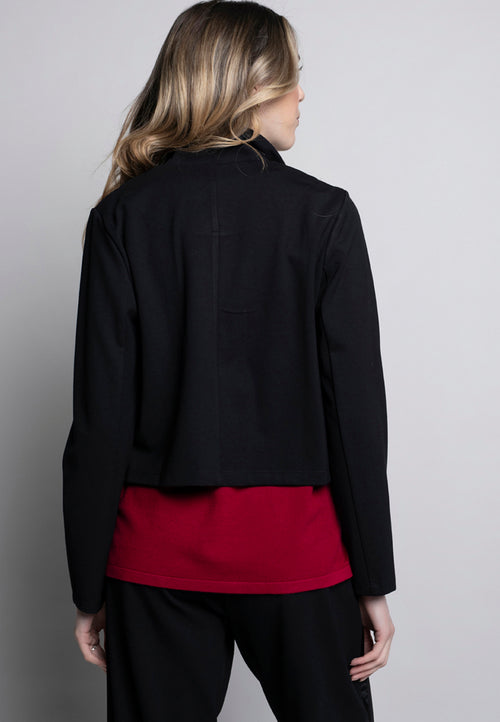 Short Jacket With Pockets Back View