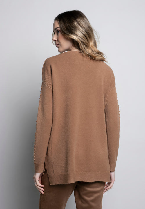 Boat Neck High-Low Top Back View