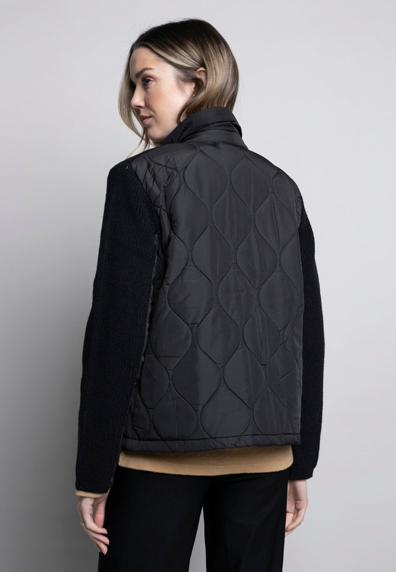 Button-Front Jacket With Pockets