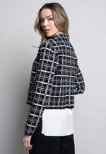 Plaid Short Jacket Side View