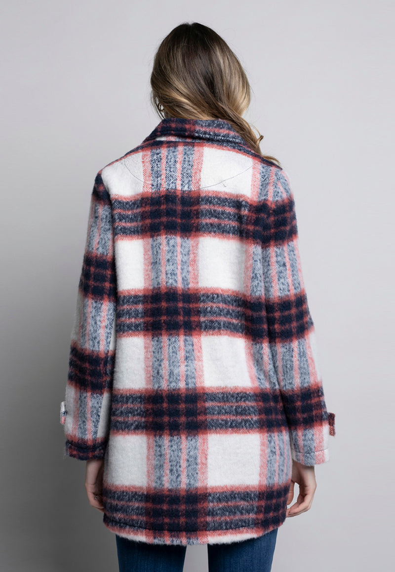 Plaid Toggle Jacket