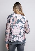 Zip-Front Quilted Jacket Back View