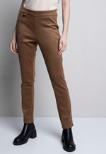 Slim-Leg Full-Length Pants Front View