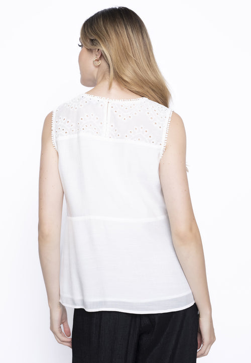 Panelled Tank Top Back View