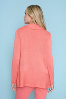 Open-Front Long Jacket