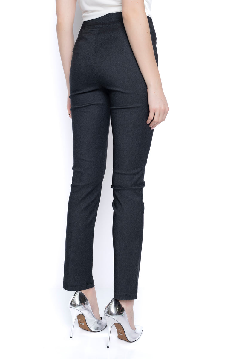 Pull-On Straight Leg Pants Back View