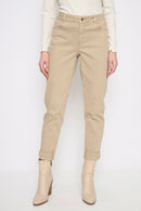 Cuffed Ankle-Length Jeans Front View
