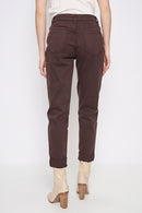 Cuffed Ankle-Length Jeans