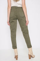 Cuffed Ankle-Length Jeans