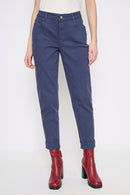 Cuffed Ankle-Length Jeans Front View