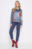 Cuffed Ankle-Length Jeans Full Length