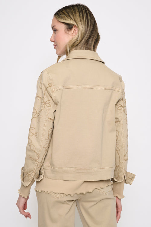 Embroidered Denim Jacket