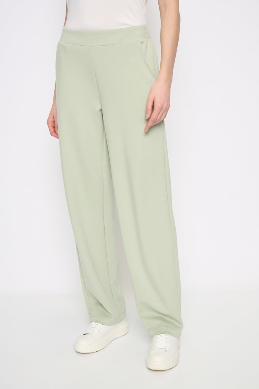 Wide-Leg Full-Length Pants