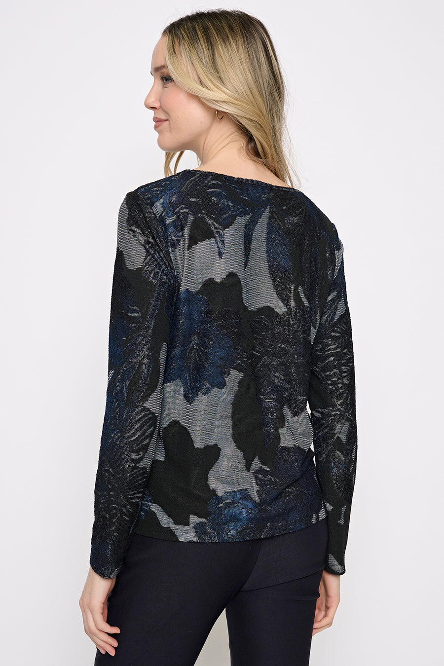 Custom Dyed Long-Sleeve Top