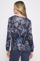 Curved-Hem Top Back View