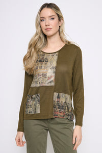 Long-Sleeves 1-Pocket Top