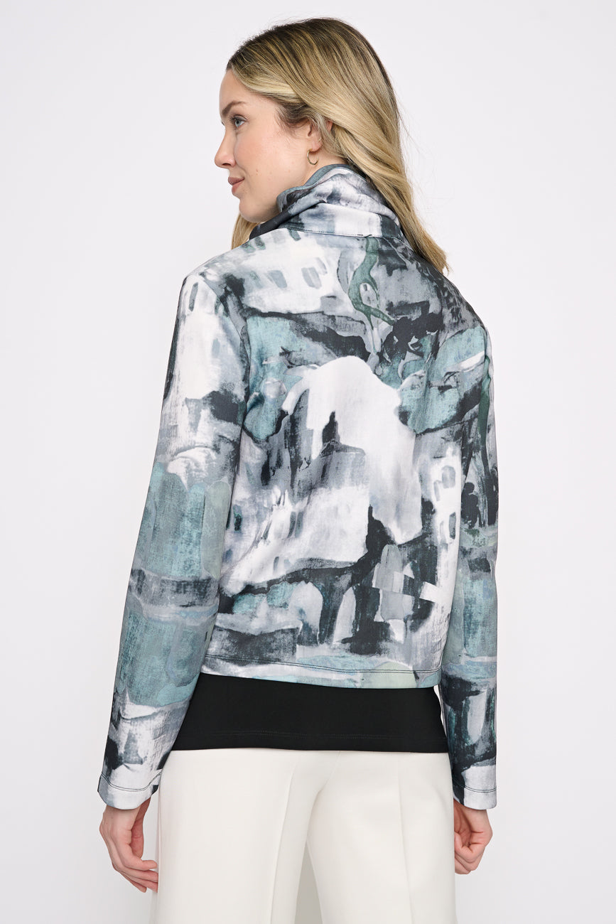 Ruched Collar Jacket