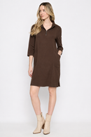 3/4 Sleeves Dress Front View